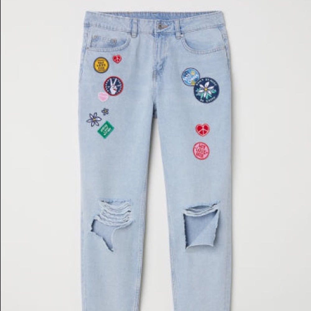 Patch Boyfriend Jeans